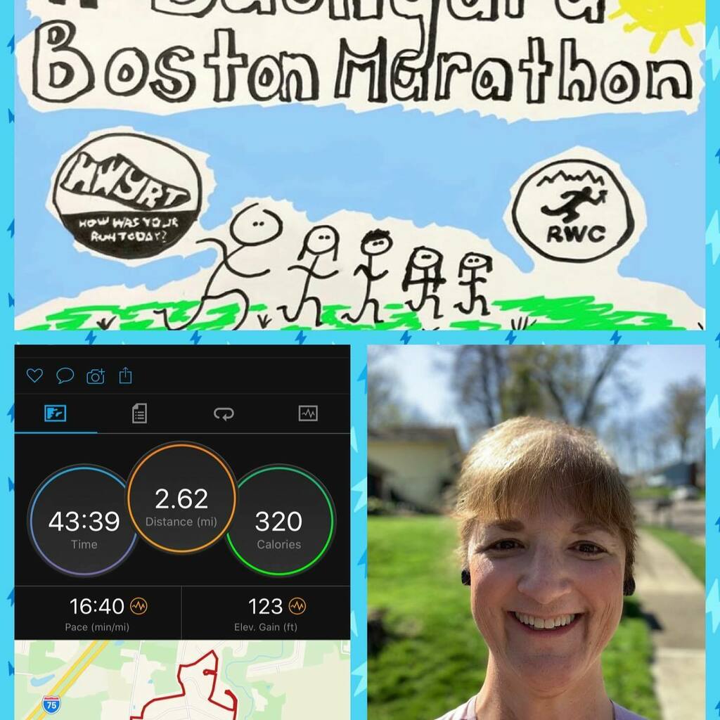 Shavonne_Bauer's tweet photo. QCRC Challenge Day 20 - completed 2.62 miles to honor what would have been the 2020 Patriot’s Day running of the Boston Marathon
#backyardbostonmarathon 2.62
#queencityrunning #qcrc #queenbeehalf #indymini https://t.co/snVLWftRy4 https://t.co/q4jMnJ3gd6