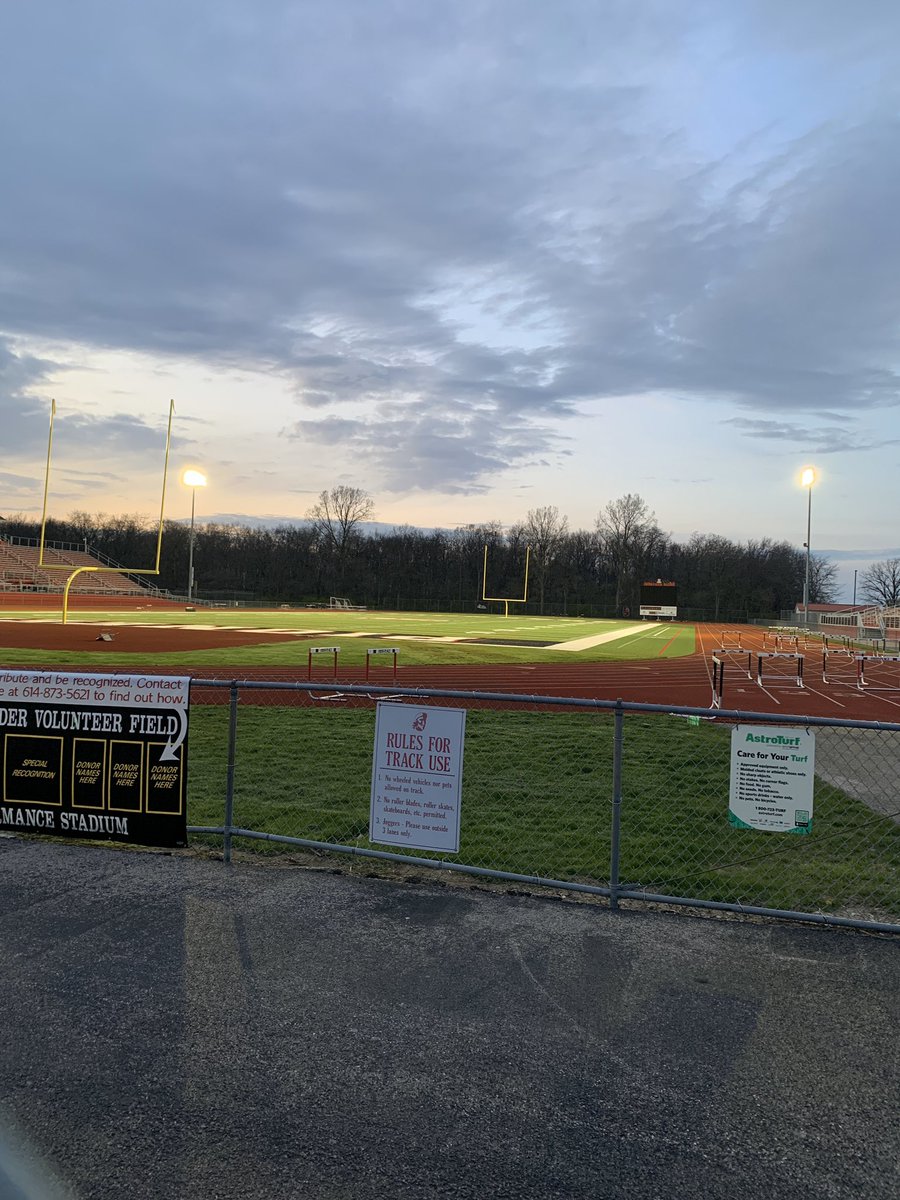 2020 seniors: Our hearts go out to you and we are grateful for the chance to celebrate and honor you with a beautiful night under JA lights. ❤️ <a href="/AlderHS/">Jonathan Alder HS</a> #PioneersPressOn #seniors2020