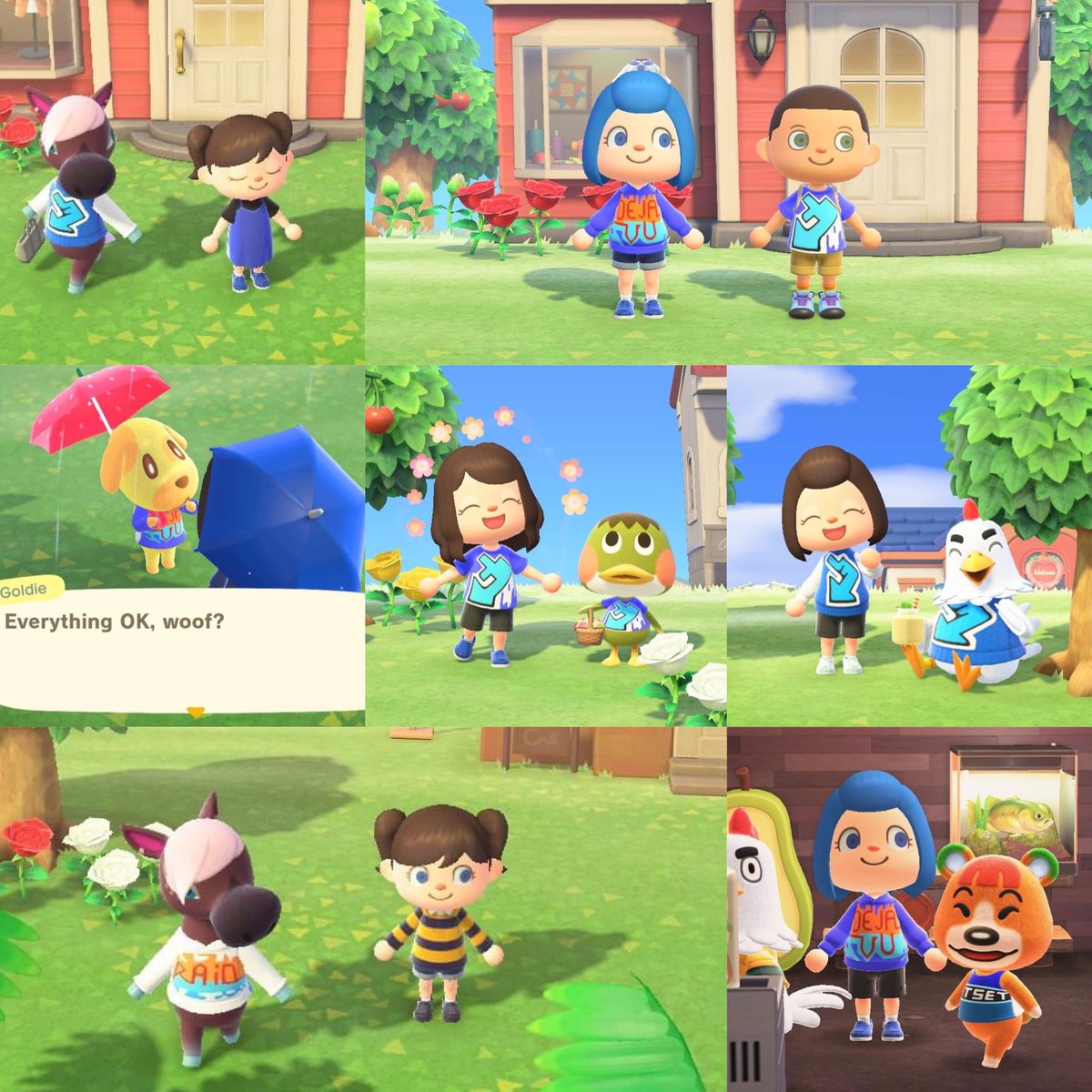 t3chkitty's tweet photo. My islanders and my own husband love my merch for @johnestanislau Iโve been seeing them wondering around wearing some of the designs! #TeamJetSet #AnimalCrossingNewHorizons #NintendoSwitch https://t.co/iLEpiaYMEj