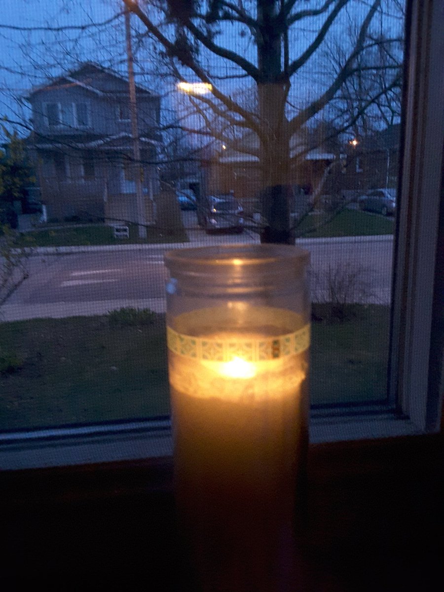 EG_Mahoney's tweet photo. Lighted a candle for Nova Scotia, the people whose lives were taken away,and for all who mourn their passing.  #light4NovaScotia. https://t.co/WLoEg5cEoU
