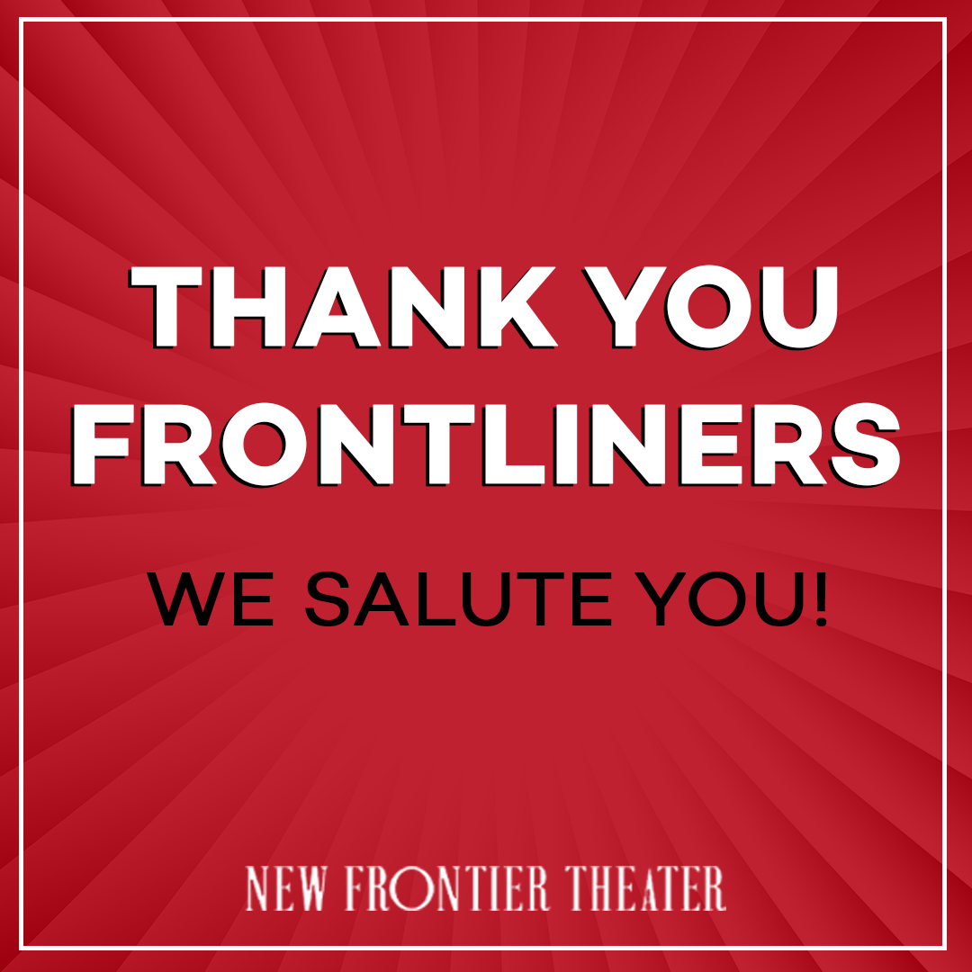 NewFrontierPh's tweet image. We would like to take this moment to thank all the frontliners everywhere! Thank you for the service in these trying times.

Salute to all frontliners! ❤️
#NewFrontierTheater #TogetherWeHeal