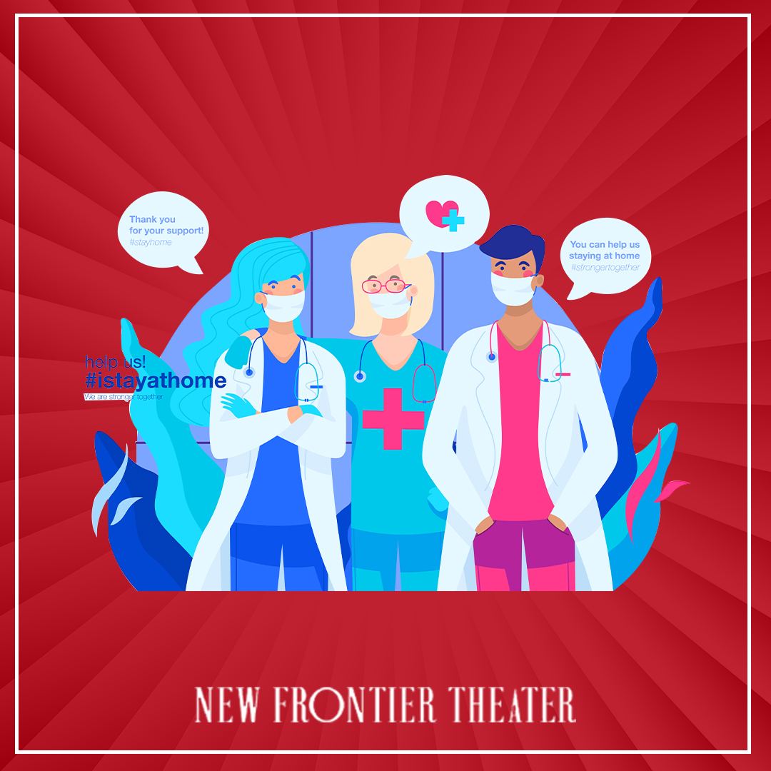 NewFrontierPh's tweet image. We would like to take this moment to thank all the frontliners everywhere! Thank you for the service in these trying times.

Salute to all frontliners! ❤️
#NewFrontierTheater #TogetherWeHeal
