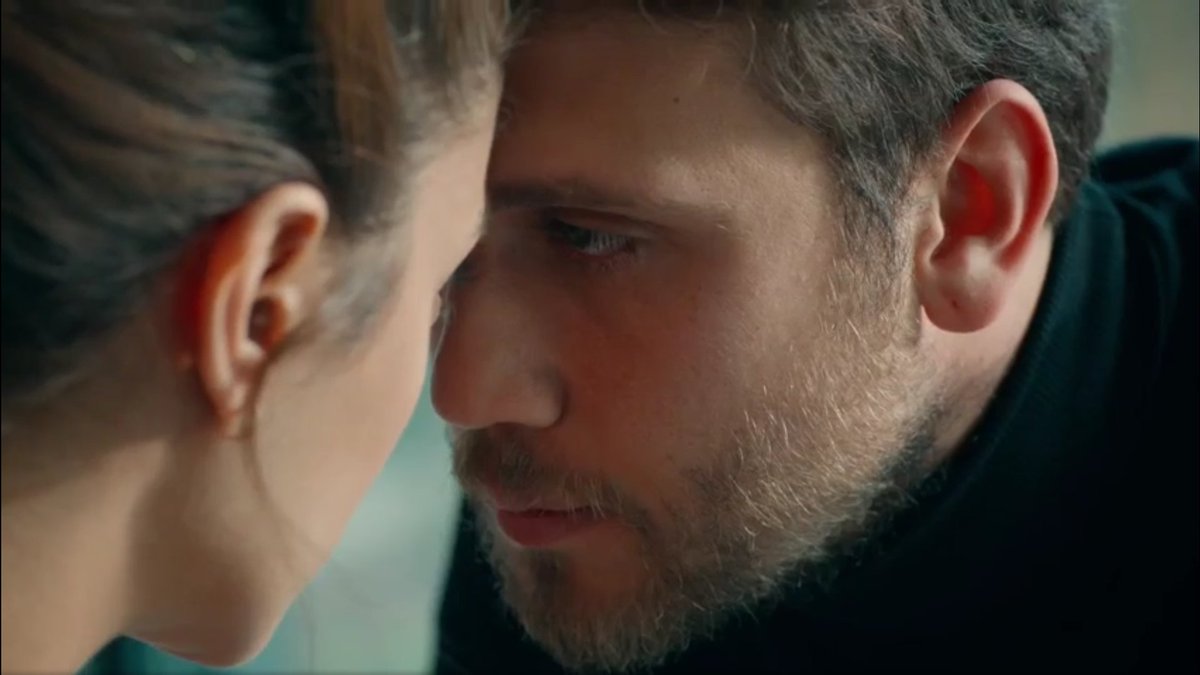 Once y opened his eyes he looked at efsun eyes,that shows how much he is in love with them.Whenever y looks at efsun eyes he gets lost,she haunts him,she charms him,she owns him with Her eyes  #cukur  #EfYam ++