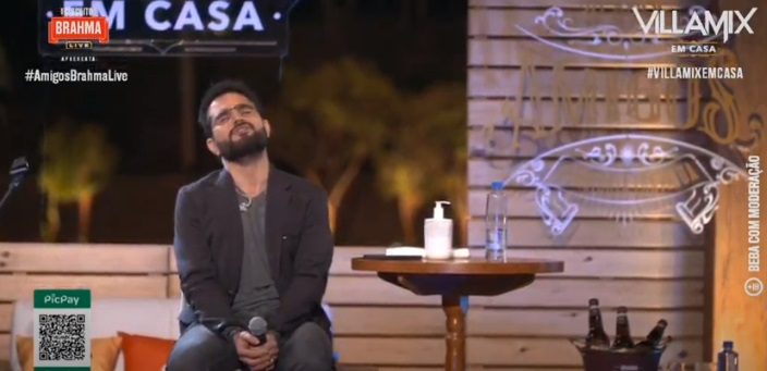 Eu agora. #AmigosBrahmaLive