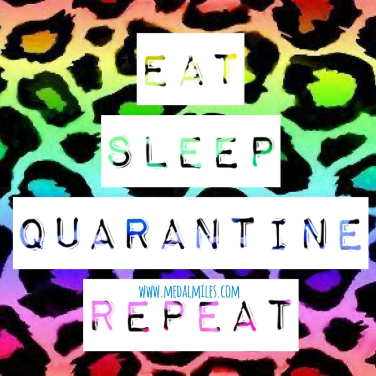 Stay Safe!! 💪🌈 #medalmiles #virtualrun