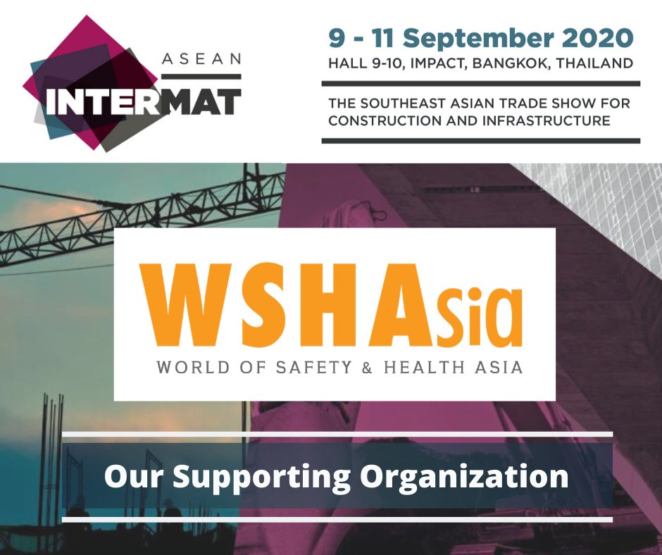 INTERMATASEAN's tweet photo. We would like to welcome WSHAsia - World of Safety &amp; Health Asia on board with us as our " Supporting Association "

Read more: https://t.co/hswkM3gpy5 https://t.co/Lbbu7B31Zv