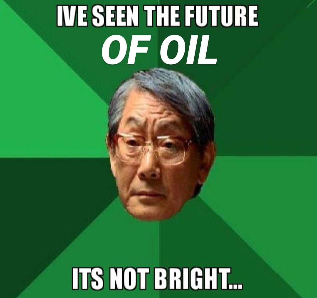 Meme Thread:Simple explanation of Why US Oil Prices Dropped Below Zero?Its important to know Oil is traded on its future price.The move in crude oil futures has to do wit factors like storage limits,expiring contracts.The future contracts are settled by physical delivery of oil