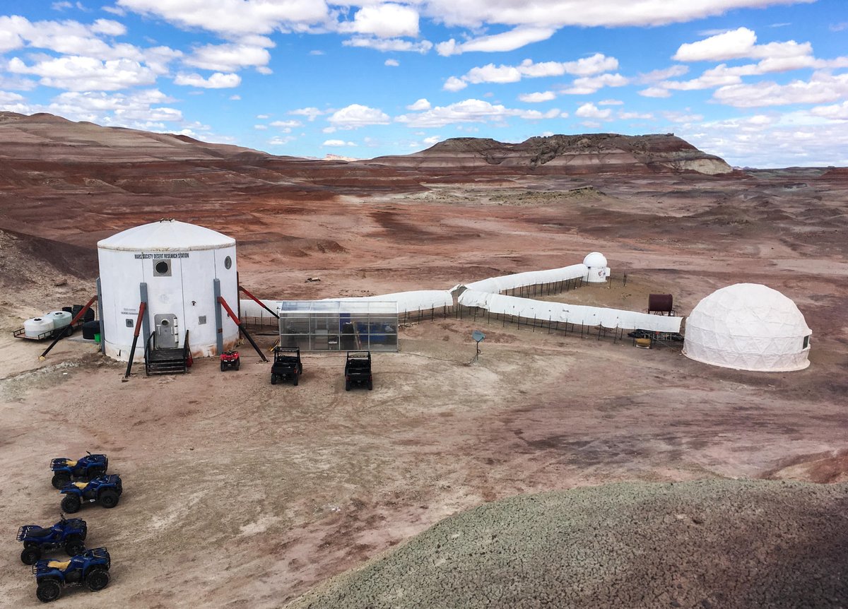 119. MARS DESERT RESEARCH STATION https://en.wikipedia.org/wiki/Mars_Desert_Research_StationThis is how big of a joke  @elonmusk isHere is where he sent his stupid  #Tesla strapped to a dildo #SPACEisDOWN 