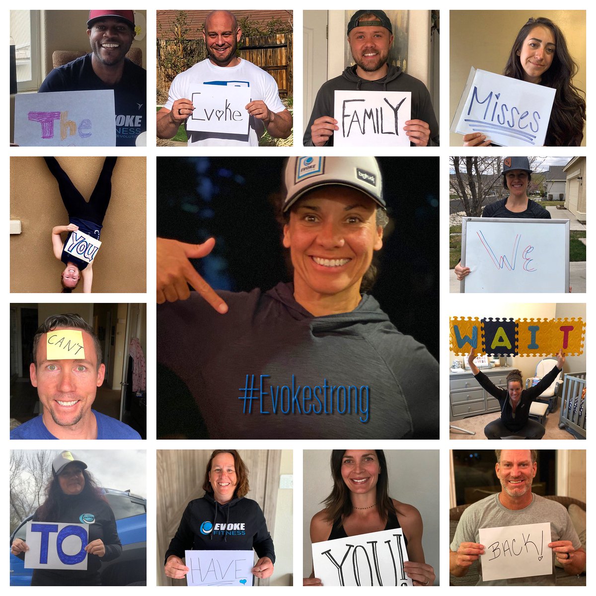 EVOKEFitness's tweet photo. The Evoke family misses you! We can’t wait to have you back! Stay #evokestrong #evokefitness https://t.co/Jh6nDLMuW5