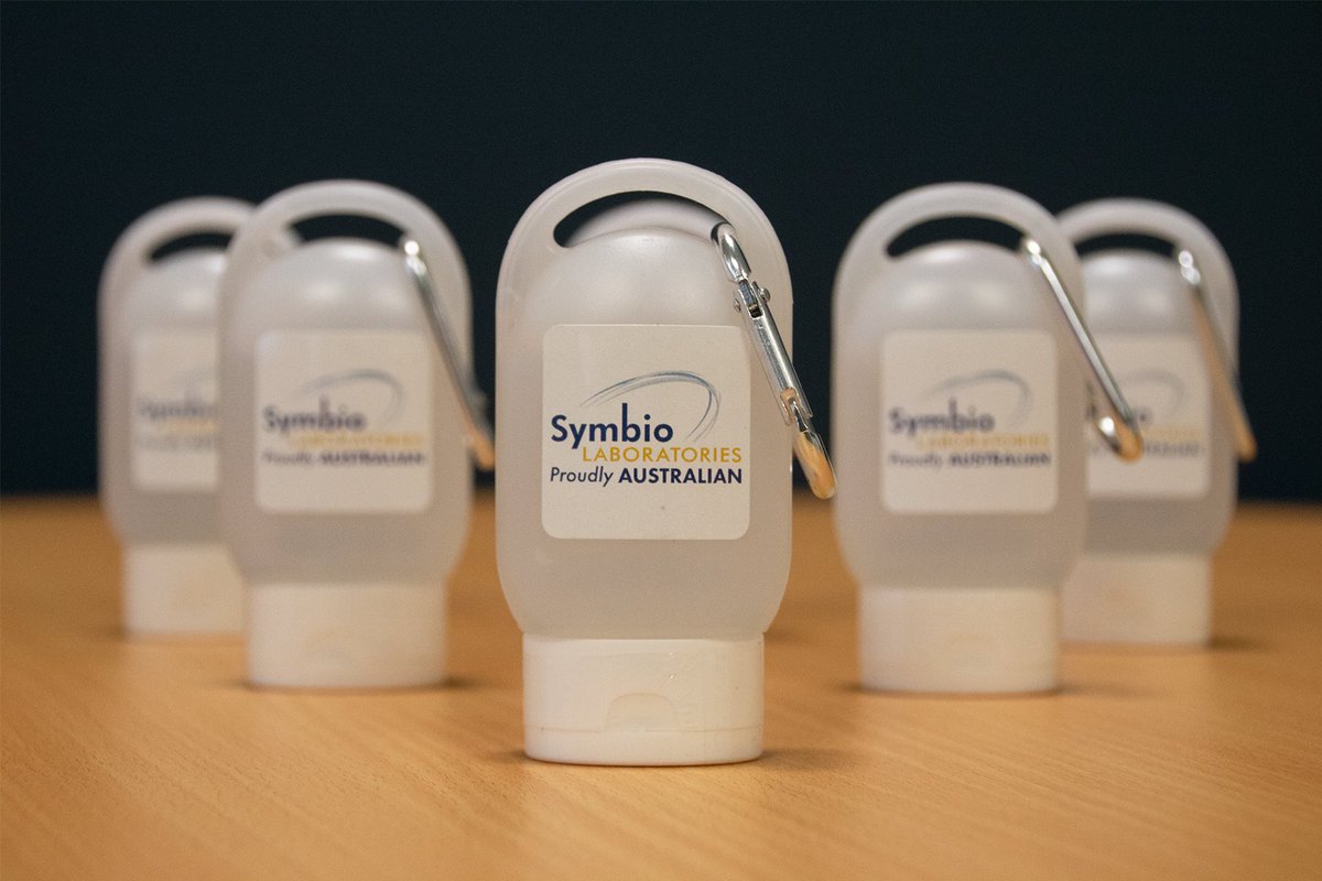 SymbioLabs's tweet photo. Symbio is here and ready to help your business test the efficacy of your hand sanitiser products against certain microorganisms, and well as analyse its alcohol content.

If you want to find out more, or get a quote, please contact admin@symbiolabs.com.au or call 1300 703 166. https://t.co/Rqqyvqp4eq