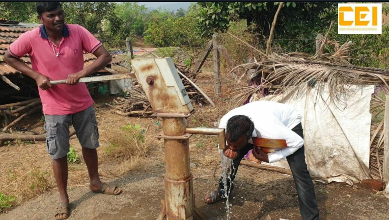 CEIempowers's tweet photo. CEI's project has gone a long way in securing Drinking Water needs of the tribals. CEI is also working on water storage project especially in interior villages. #CEI_CovidResponse https://t.co/rN6rtPeKNQ
