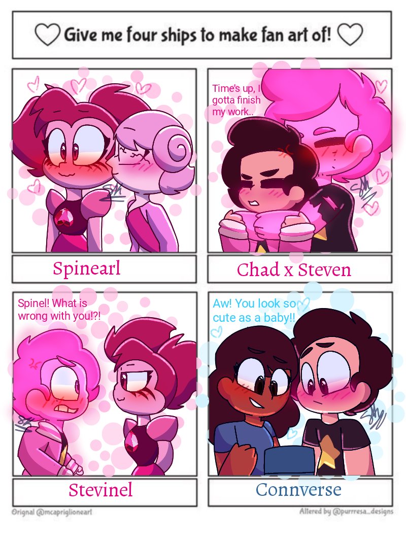 StevieQuartz_17's tweet photo. (Repost because there was a mistake)
Requests finished!
Thanks for those who requested!! ❤😊
! Please respect ships from others, everyone has opinions. We don't hurt others ! 🖐
#ships #4shipsfanart #4ship #spinearl #stevencest #stevinel #connverse https://t.co/FeIjo7CSWJ
