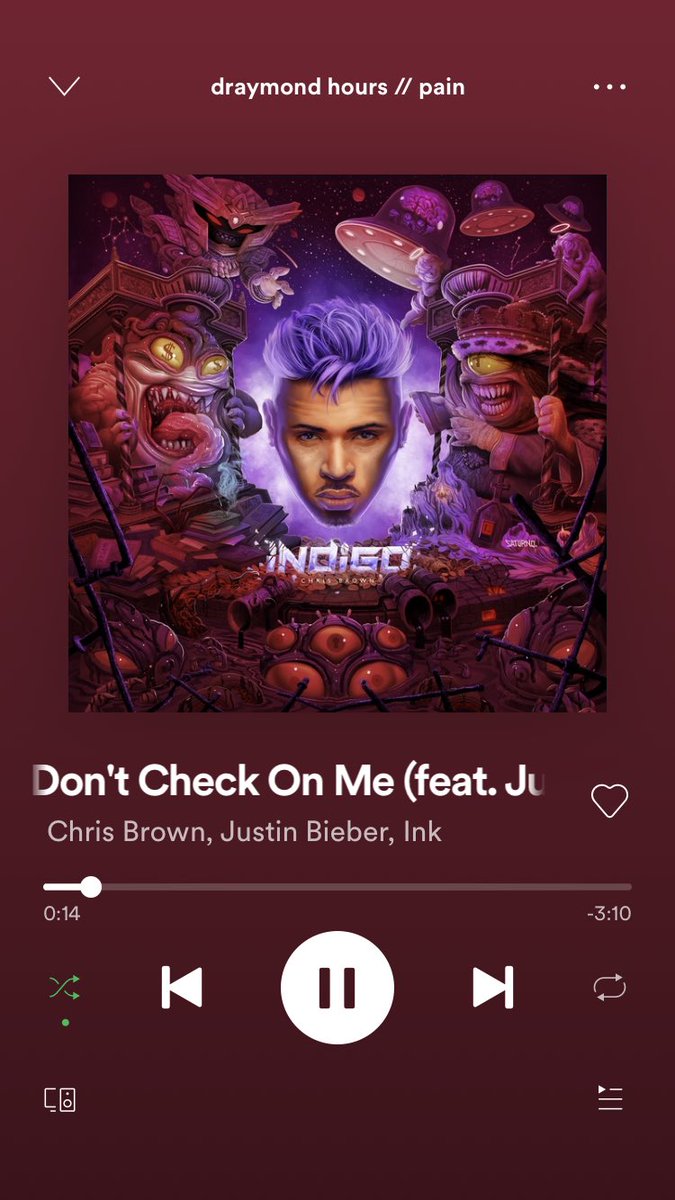 DAY 19 : song that makes me think about life . justin beaber and chris brown are like shaq and kobe here . its a slow song about heartbreak and makes u think about your life and choices you made . its a sad song but it puts things into persspective .