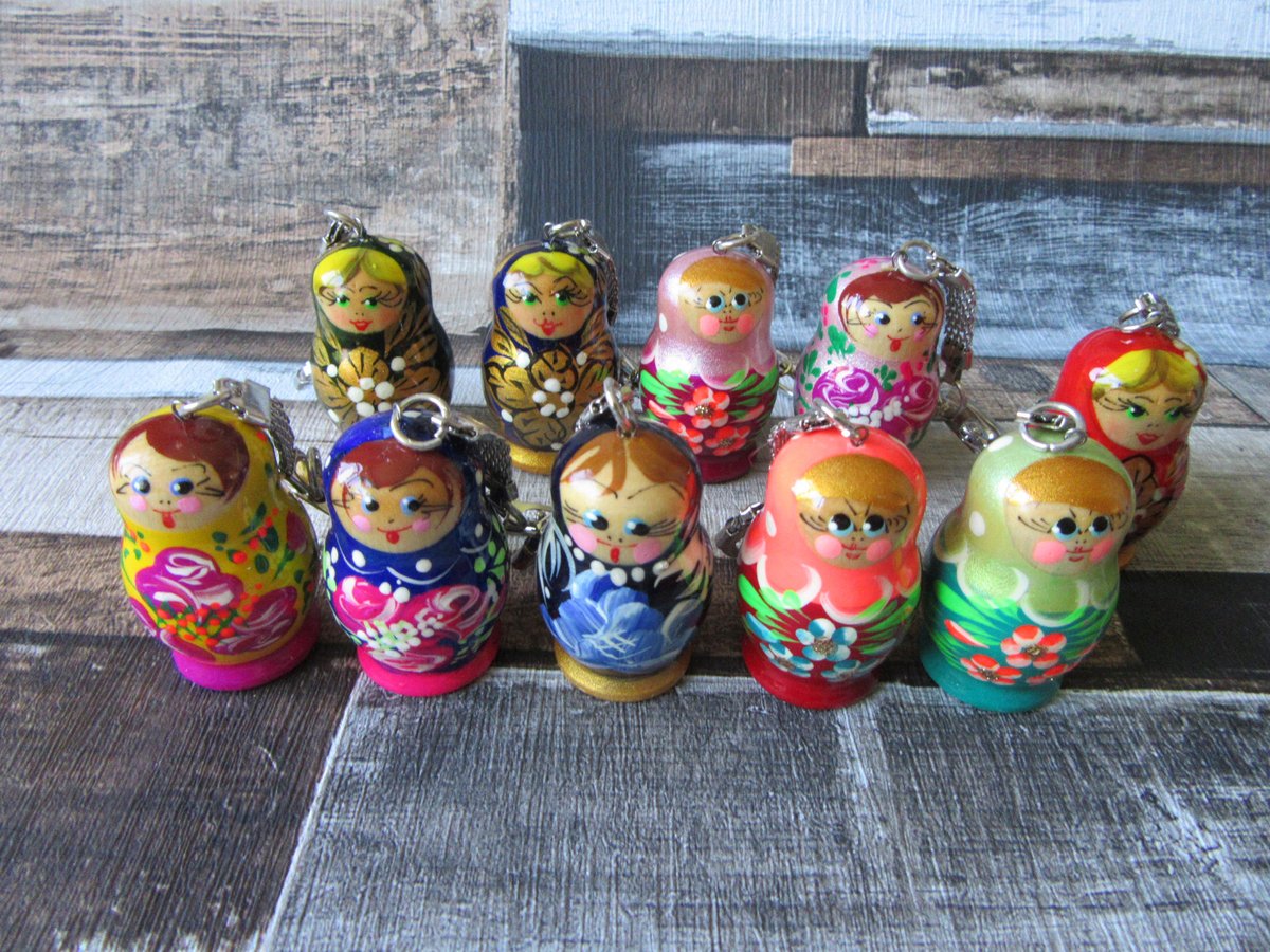 russian doll keyring