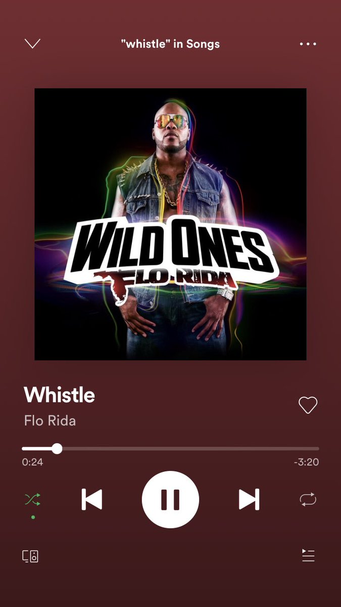 DAY 20 : a song that has multiple meanings to me . remember the first time hearing this song . i was like yo this song is awesome flo ridas dope . its about blowing a whistle and dancing .then i found out that the whistle is actuly a pen*s and its about getting a blowed job . LOL