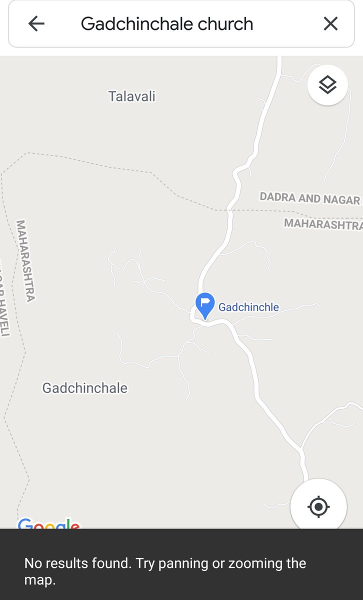  #PalgharLynchingTruth There is no mosque or church in  #Gadchinchale village. You can verify with Google maps.