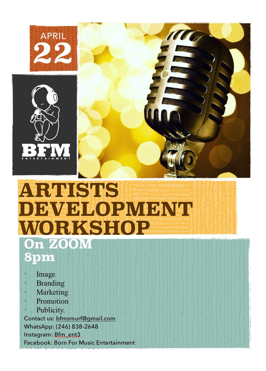 Contact us if interested.
#music #Artist #workshop #Branding #Marketing #Promoting #image #Publicity #BFM