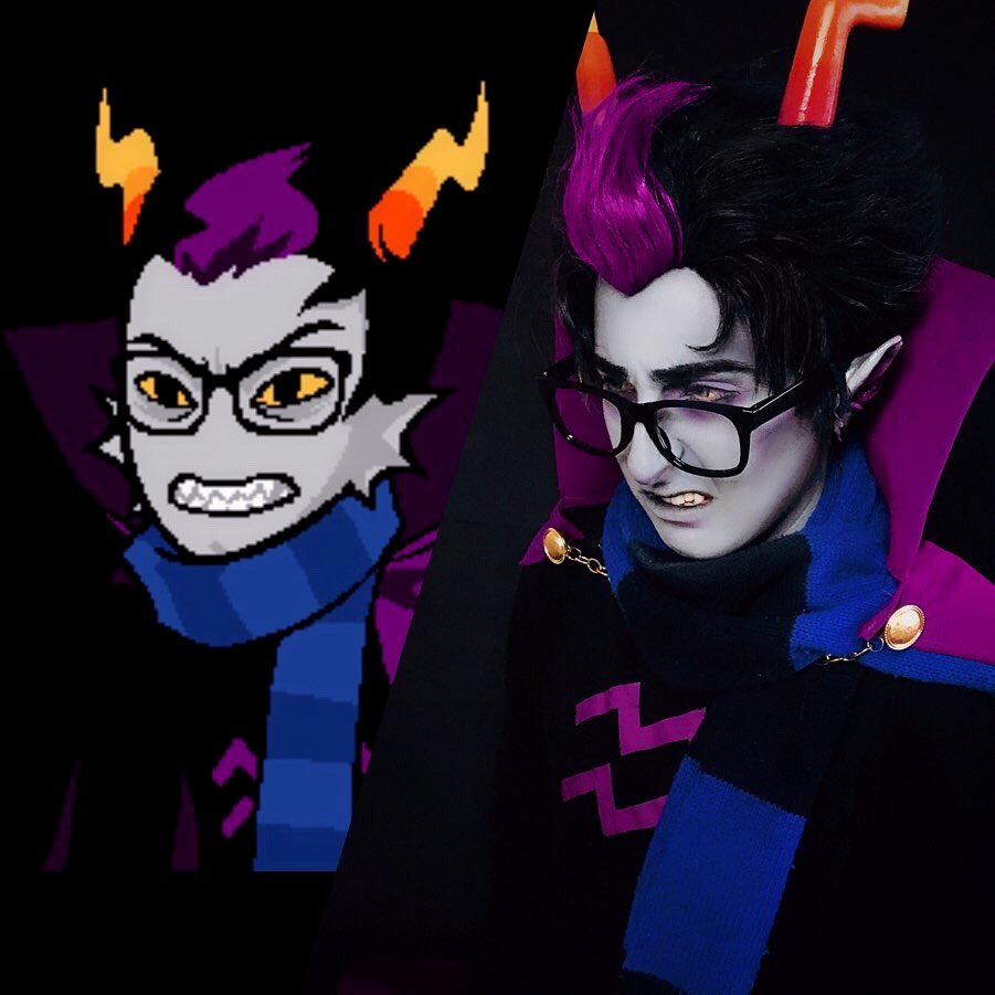 playsburb's tweet photo. the many faces of #eridanampora #homestuckcosplay #cosplay #eridan https://t.co/9OoFKXNoVE