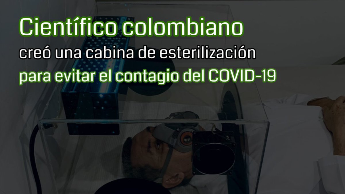 calicrea2016's tweet photo. ¡Científico colombiano creó una cabina de esterilización para evitar el contagio del COVID-19! 👏👏

Enlace: https://t.co/LT4q4D0qgE

¡Increíble! 😱

@MinSaludCol @INSColombia @CaracolRadio 

#Orgullocolombiano #Coronavirus #ULTIMAHORA #URGENTE #JuanCarlosBorrero #COVIDー19 https://t.co/0ehspf383O