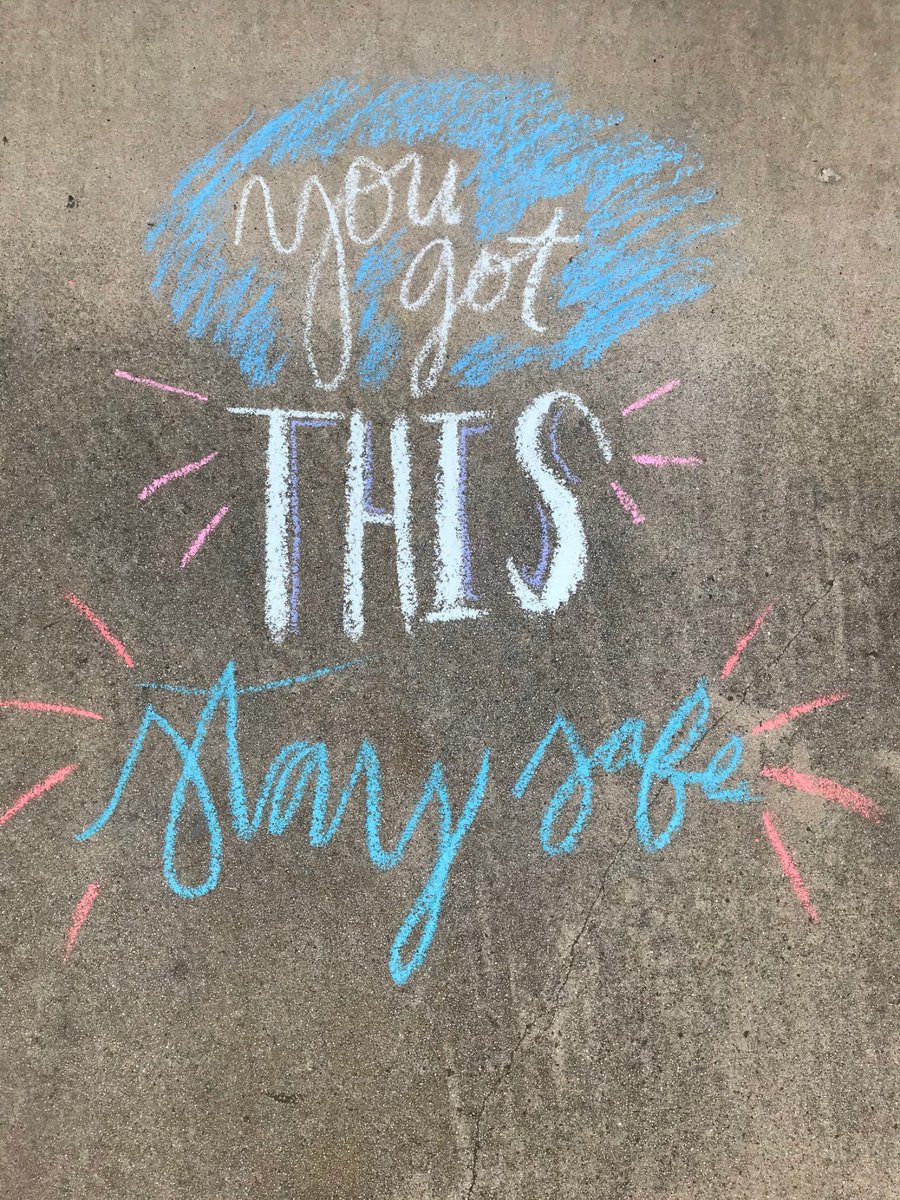 Serranoseahawks's tweet photo. Hey Serrano, what are you doing to pass the time? Check out this excellent drawing and inspirational quote from some of our Seahawks. #lfchalktalk #SeahawksStaySafeStayStrong #SerranoMissionPossible @LakeForestCA https://t.co/Fx7FsmnRi6