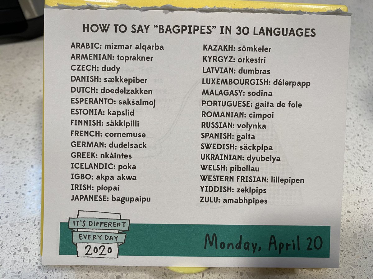 shartron's tweet photo. The more you know, youโre welcome #bagpipes #ItsDifferentEveryDay https://t.co/MJfRzosWT0