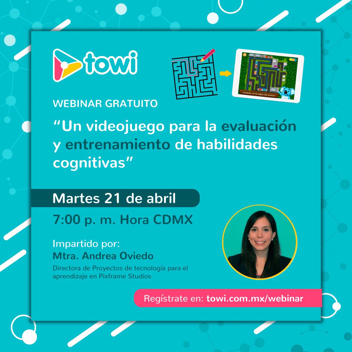 towikids's tweet photo. ¡Mañana tendremos webinar dirigido a terapeutas de aprendizaje! Los esperamos, el registro es en https://t.co/XVpa82OFgX

#Psicología #webinar #QuedateEnCasa #ContigoEnLaDistancia #niños https://t.co/wOGlXuxTj4