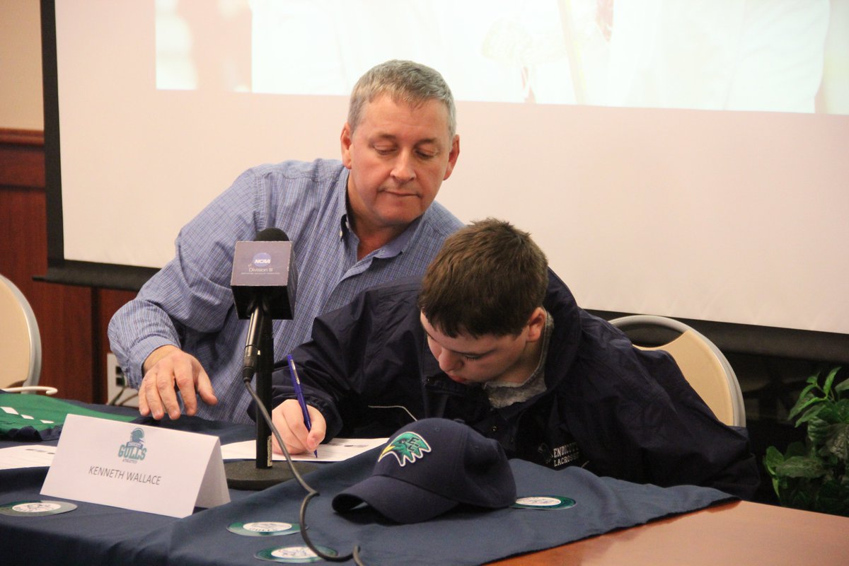 ECGulls's tweet photo. "From 'Draft Day' in 2015, Ken has been a huge part of the Endicott Lacrosse Family and one of the brightest stars in our program." https://t.co/0HZcjk5P1l