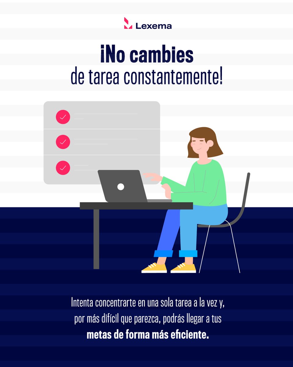 lexemamedia's tweet photo. ¡Una excelente práctica para ser más #productivo en el #HomeOffice! 🏠

Encuentra más tips en nuestro blog 👉 https://t.co/VZNONQnMMk

¡Una excelente práctica para ser más #productivo en el #HomeOffice! 🏠 #HomeOffice #Productividad #Tips #Consejos #Cuarentena #FelizLunes #Lunes https://t.co/dj42Or4IVs