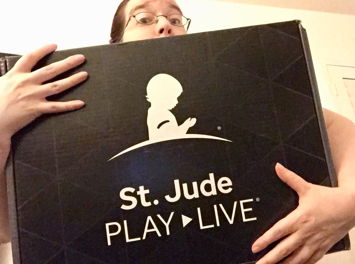 I got a present today!Please join me this Wednesday 4/22 at 11am - we’ll open this box together and then watch Day 1 of this year’s  #StJudePLAYLIVE Summit. I am so excited we can “be there” together! See attached tweet for more info! #WhatsInTheBox  https://twitter.com/stjudeplaylive/status/1250864244268183553