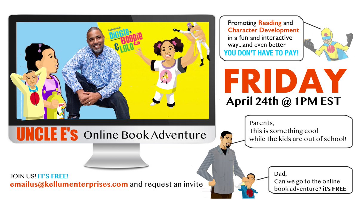 We had a GREAT time last Friday. Hopefully your child can join us this Friday. Just email me and I'll send you an invite. emailus@kellumenterprises.com