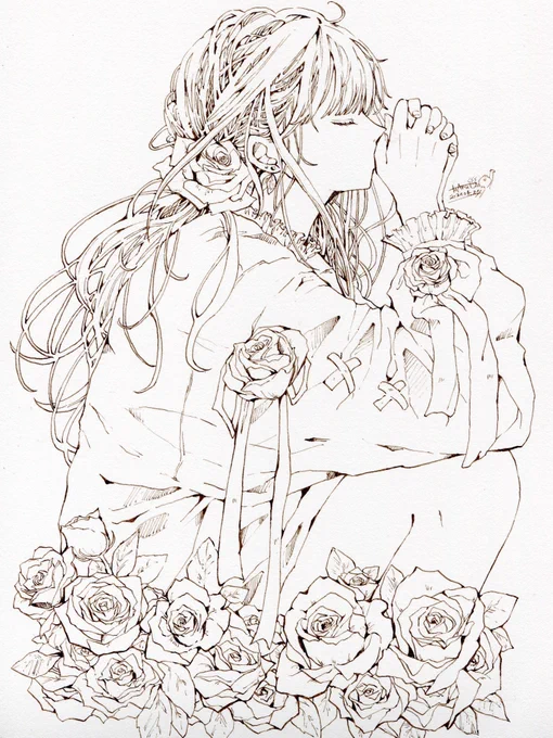 自粛生活のお役に立てたら嬉しいので暇つぶしによかったら塗ってみて下さい?
(背景透過してありません)

⚠️自作発言等やサイン消し、2次配布は✖です。こちらフリーアイコンではないので塗ったものをアイコンやヘッダーにするのはお辞め頂けますと嬉しいです?‍♀️ 