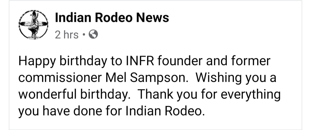 csamps10's tweet photo. #dad #rodeo #cowboy #legend #goat #NativeAmerican ❤🎂 https://t.co/w4FCol3GjR