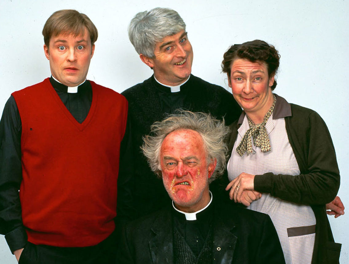 ThisDayIrish's tweet photo. This day 25 years ago – 21 April 1995 – Father Ted aired on Channel 4 for the first time.

Written by Graham Linehan and Arthur Mathews, it won Best Comedy Programme at the BAFTA Awards in 1996.

In 2012, viewers voted it the greatest comedy show ever broadcast on Channel 4. https://t.co/GJIHg1jOuB