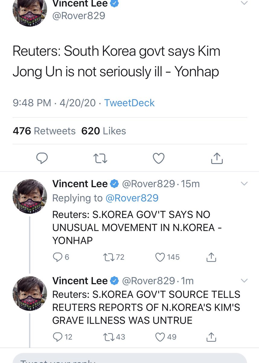 Magnum_CK's tweet image. Ok, if Kim Jong Un is okay then heads at NBC &amp;amp; CNN should be rolling right now for lying about him being brain dead. There is NO excuse for this. This is not an “oops” moment.