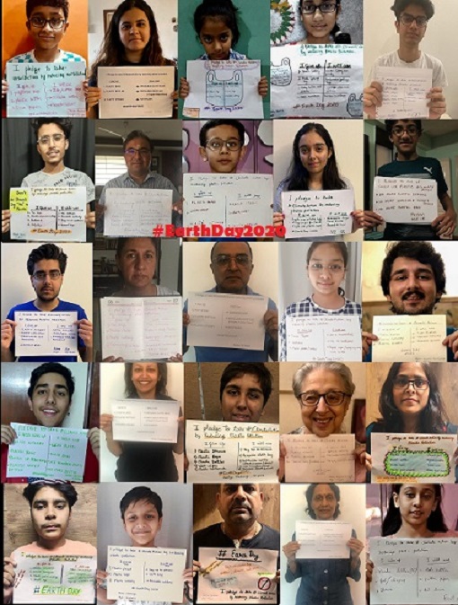 AdityaMukarji's tweet image. Due to COVID19, my #FiftyForFifty digital campaign fight to #EndPlasticPollution 50+pledges #Youth action 4🌏. 
#MyFutureMyVoice | #EarthDay2020 What's yr ClimateAction?@nairsameer @JasjeevSinghTOI @SohanBMYP @Swati_Sanyal_T @Falgunipmd @roopak @TuulErde @SRahulM @akshaygunteti