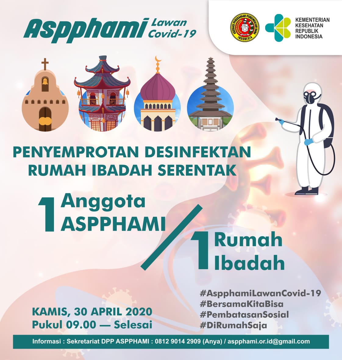 Aspphami_DPP's tweet photo. Sukseskan kepedulian praktisi pest control Indonesia dalam memerangi Wabah Covid-19.

#AspphamiLawanCovid-19
#BersamaKitaBisa
#PembatasanSosial
#DiRumahSaja https://t.co/68940xXEyb