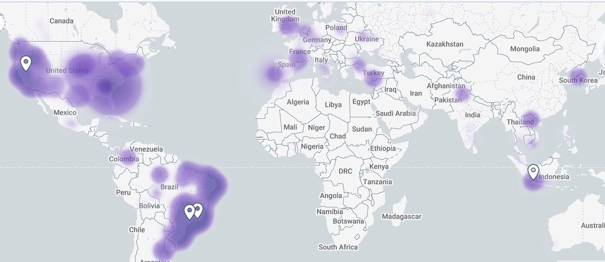 SUMmarketplace's tweet photo. There are some sites that map coins, they should want to add $SUM.   Here is just Slice Wallets that were open at one time around the world.  

#Sumcoin is growing.   Share it, trade it peer to peer and please give the app 5 ⭐️⭐️⭐️⭐️⭐️’s https://t.co/creLjSyeXu