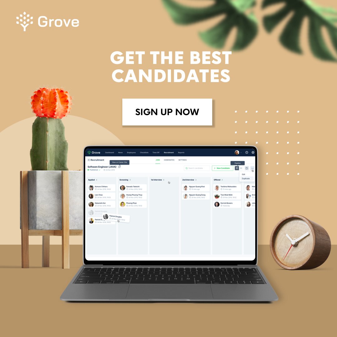 grove_hr's tweet image. Stay proactive with Grove HR Support program to bring your recruitment process online: hubs.ly/H0pFyZZ0

#GroveHR #HRM #SupportProgram #Recruitment #HRIS