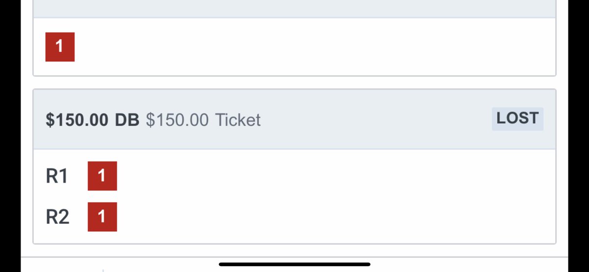 This is mine bogglingAustralia racing here is my one daily double ticket I played in race 1 at Rockhampton. The 1 wins race one in Race two The 1 gets scratched I don’t get consolation my bet is a loser 