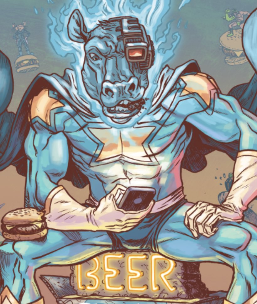 RyanBrowneArt's tweet photo. What a handsome gentleman. #beerhatesastronauts #godhatesastronauts #craftbeerlabel https://t.co/bp9whYfmvS