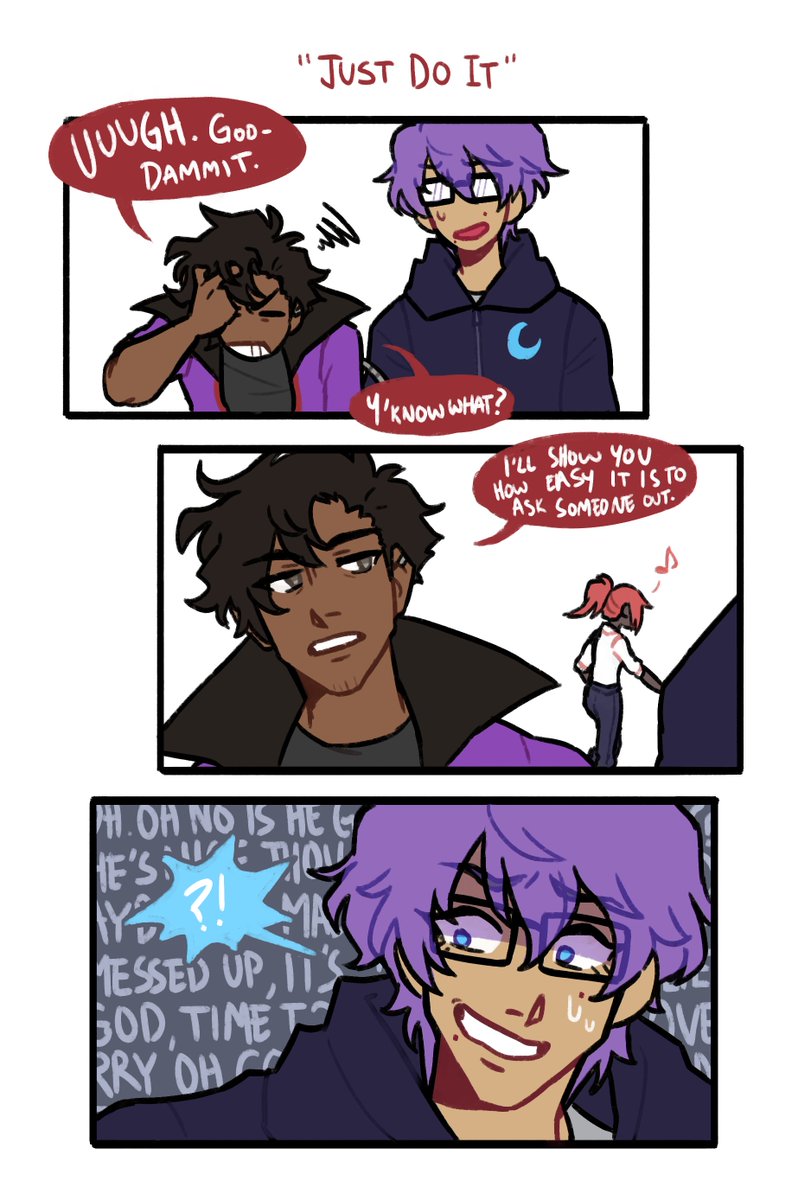 Hello being productive during this trying time is hard but I do have a backlog of stuff I'm going to try posting over the next few days!! Have a dumb comic,
Also TY commissioners for being patient, I'll try to send an update of stuff sometime before the weekend, ?
