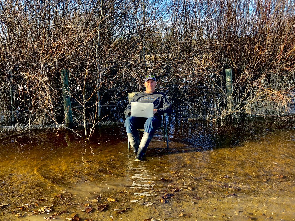 TownsendDean's tweet photo. #WRSDworkfromhome #Lochearnrocks Wetland or not?  Does this fit all the criteria?  Ask your grade 5 child to figure it out. Mr.T. https://t.co/oz3P9aEQgK