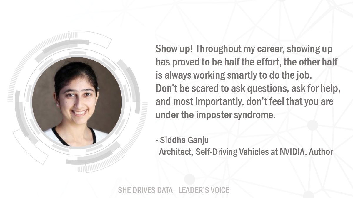 SheDrivesData's tweet photo. π #LeadersVoice π
When it comes to career advice we are most in need of pragmatic ones that work. Thatβs exactly what the amazing @SiddhaGanju has shared with us! #LeadersVoice #womenintech #shedrivesdata #WomenInSTEM https://t.co/bWiTrkatNV