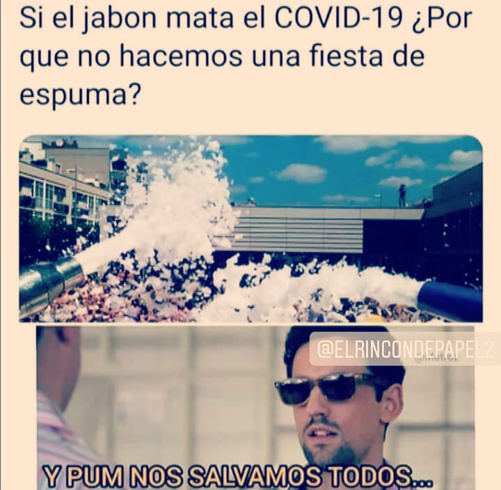 ElrinconDpapel's tweet photo. Y pum, nos salvamos todos. 

#TrabajenVagos #VisAVisElOasis 
#NuevaNormalidad https://t.co/3ERKZ0hjWr