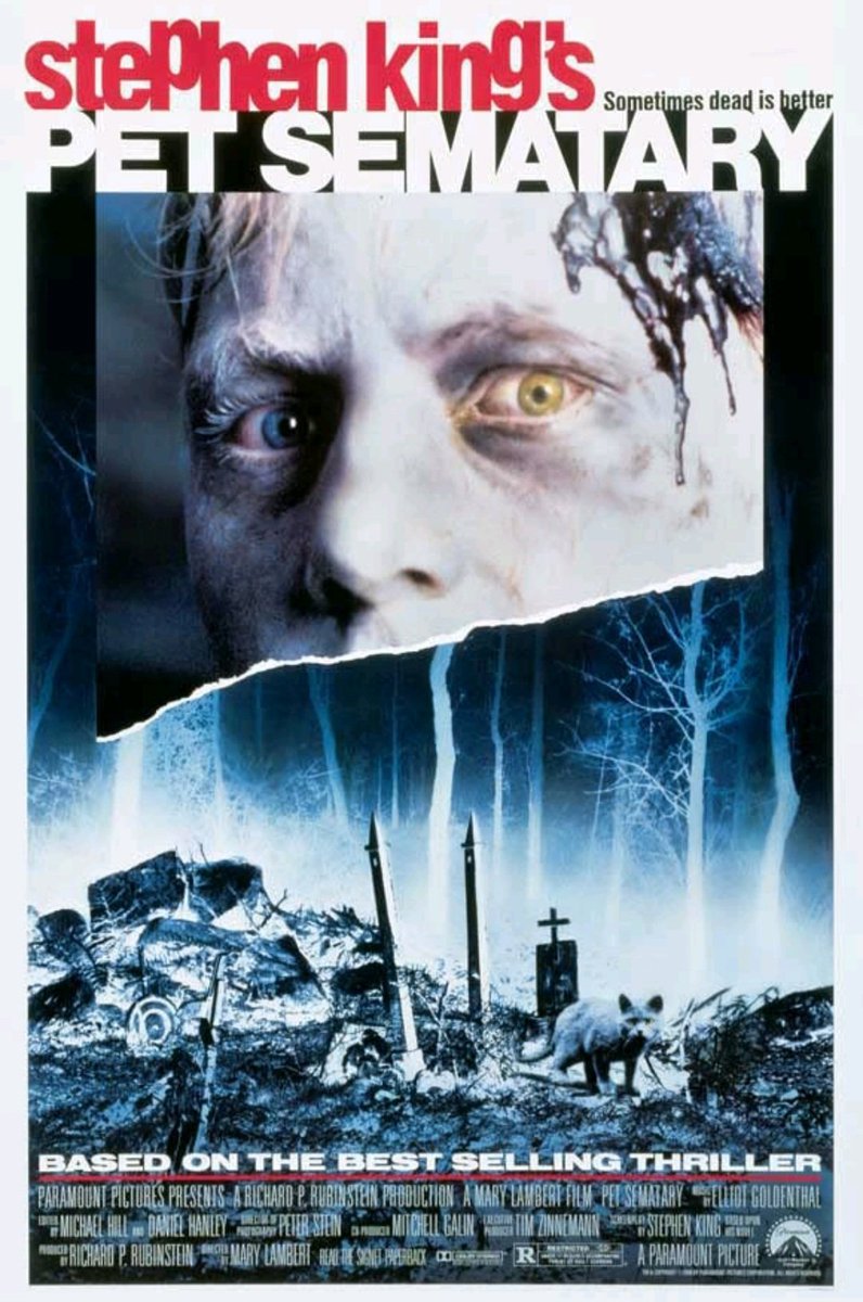 Released April 21, 1989.
#PetSematary
#FredGwynne
#DaleMidkiff
#DeniseCrosby
#MaryLambert
#thriller #horror