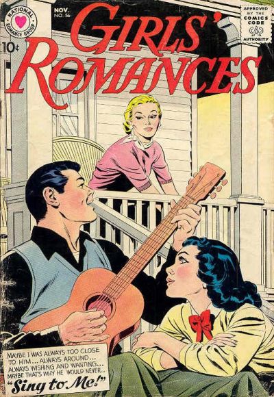 For your evening entertainment, a pictorial tour through DC’s romance line.