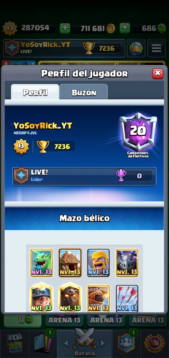 Código: YoSoyRick 💪 tweet media