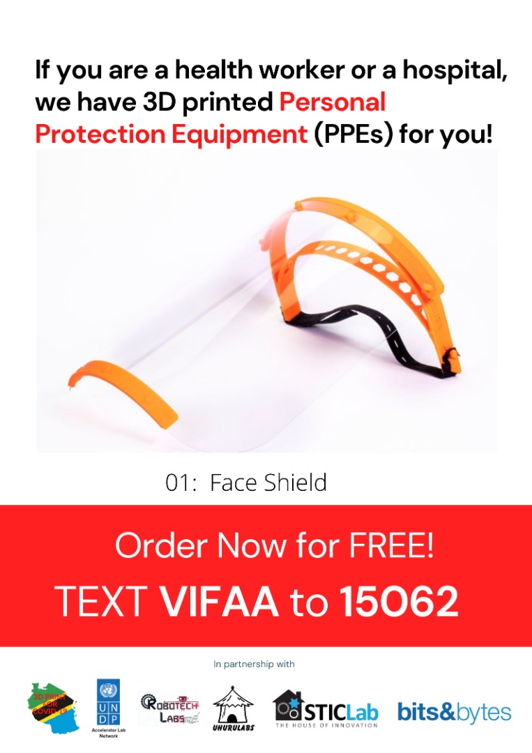 Through a crowdfunding platform, the #Tanzania 3D community supported by <a href="/undptz/">UNDP Tanzania</a> is facilitating payments for some 3D printed PPEs to hospitals in need during the fight vs #COVID19  pandaemic <a href="/UNDPAccLabs/">UNDP Accelerator Labs</a> <a href="/UNDPAfrica/">UNDP Africa</a> <a href="/UnitedNationsTZ/">UN Tanzania 🇺🇳</a> <a href="/ahunnaeziakonwa/">Ahunna Eziakonwa</a> <a href="/ASteiner/">Achim Steiner</a> <a href="/Dabokunda/">Awa Dabo</a> @bogohe