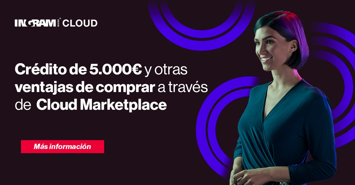 ☁️ ¿Sabías que puedes darte de alta en @IngramCloud Marketplace en tan sólo 5 minutos y que te damos una línea de crédito de 5.000€ con pago a 30 días? 

🔝 ¿A qué esperas para aprovechar esta oportunidad? 

👉app.go.ingrammicrocloud.com/e/es.aspx?s=20… 

#IngramMicroCloudES