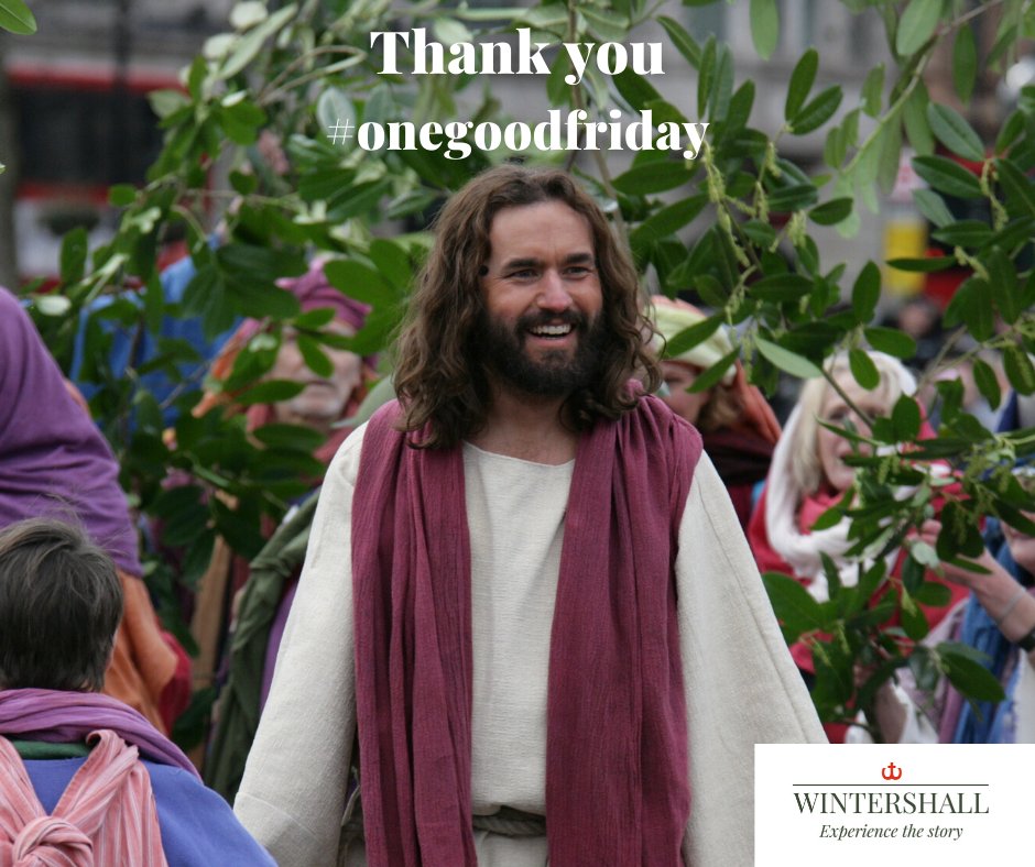 WintershallPlay's tweet photo. A heart-felt thank you to all who took part in this year's #PassionofJesus documentary shown on #GoodFriday, and to all who tuned in to watch. We hope you enjoyed sharing a small part of your Easter with us. #onegoodfriday
Watch again: https://t.co/7eej2uKwjt https://t.co/05qzMZoSRf